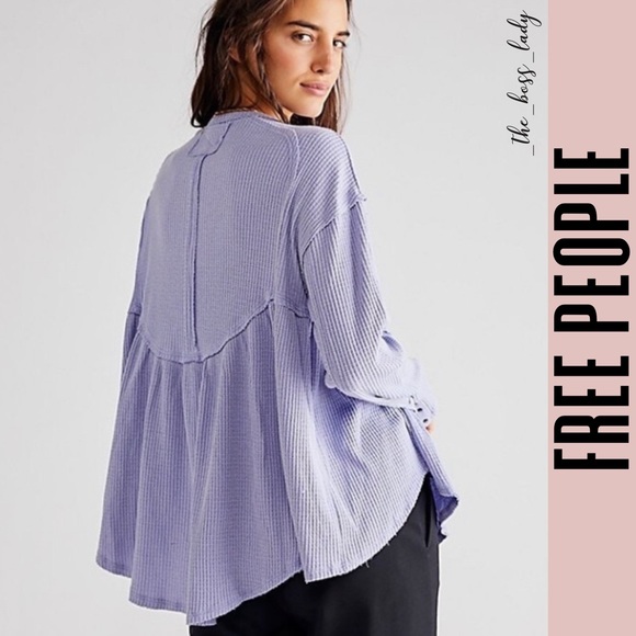 Free People thermal top oh my babydoll - Picture 4 of 10